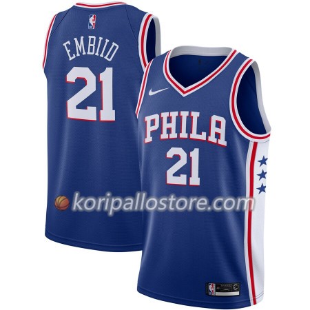 Philadelphia 76ers Joel Embiid 21 Nike 2019-2020 Icon Edition Miesten Pelipaidat Swingman 